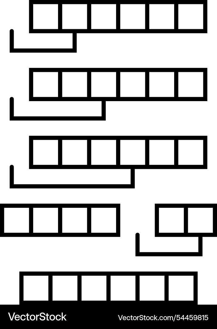 Insertion sort algorithm line icon Insertion sort algorithm line icon vector image