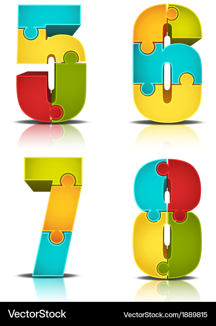 Numbers Royalty Free Vector Image - VectorStock