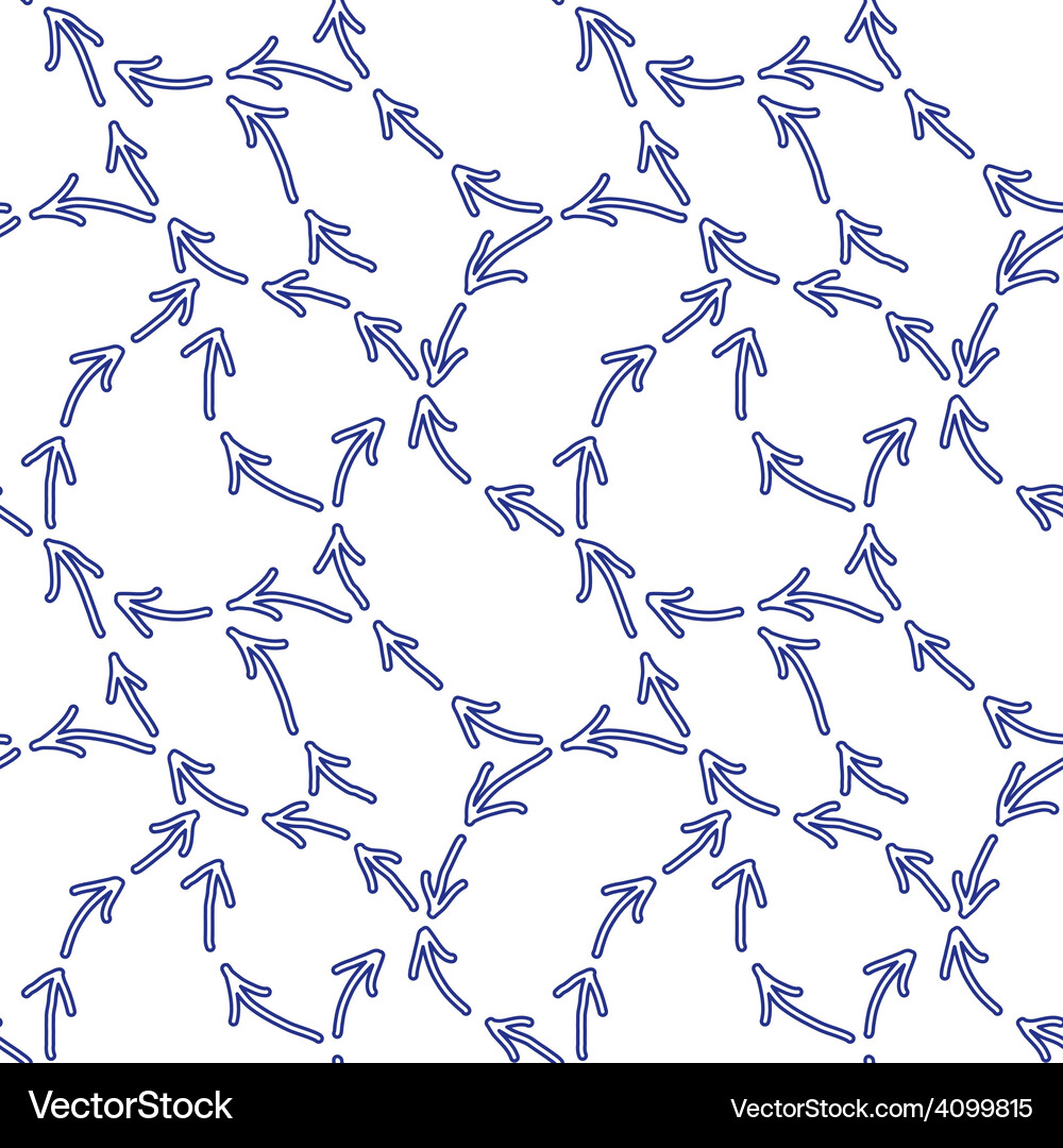 Seamless arrow pattern Vector Image