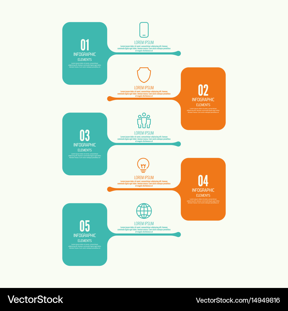 Comparative Chart with Banner Vector Image