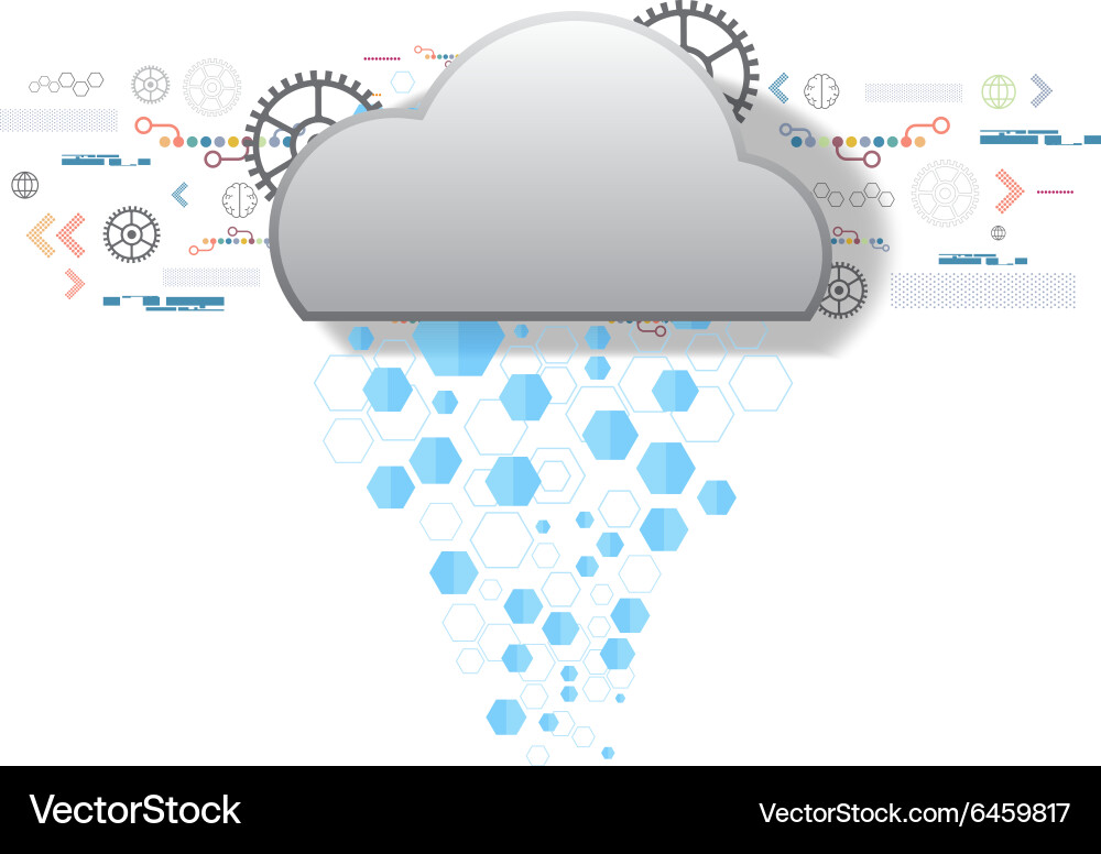 Cloud Computing & Network vector image