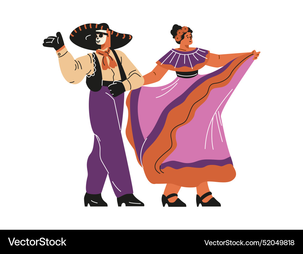 A flamenco dancing girl A flamenco dancing girl vector image