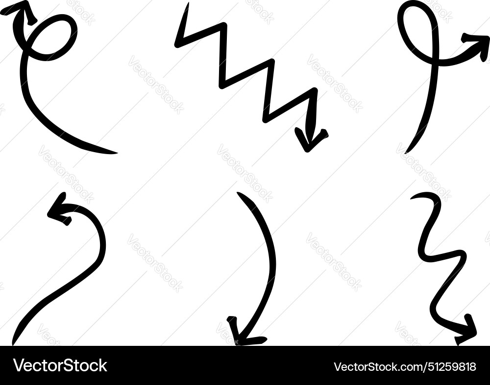 Abstract arrow direction shape curved line Abstract arrow direction shape curved line Vector Image