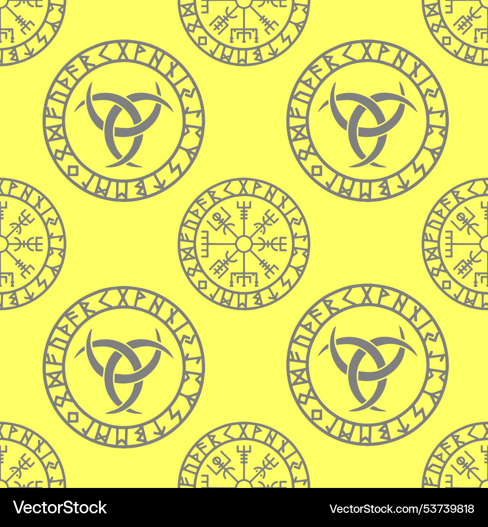 Seamless celtic pattern of gray round elements Seamless celtic pattern of gray round elements vector image
