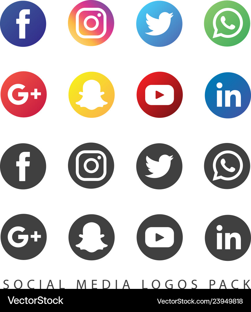 Social icon Royalty Free Vector Image - VectorStock