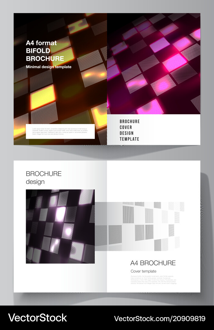 The two editable layout a4 format The two editable layout a4 format vector image