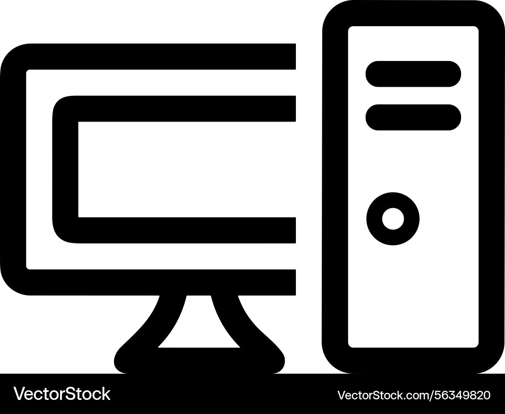 Computer icon symbol image Computer icon symbol image vector image