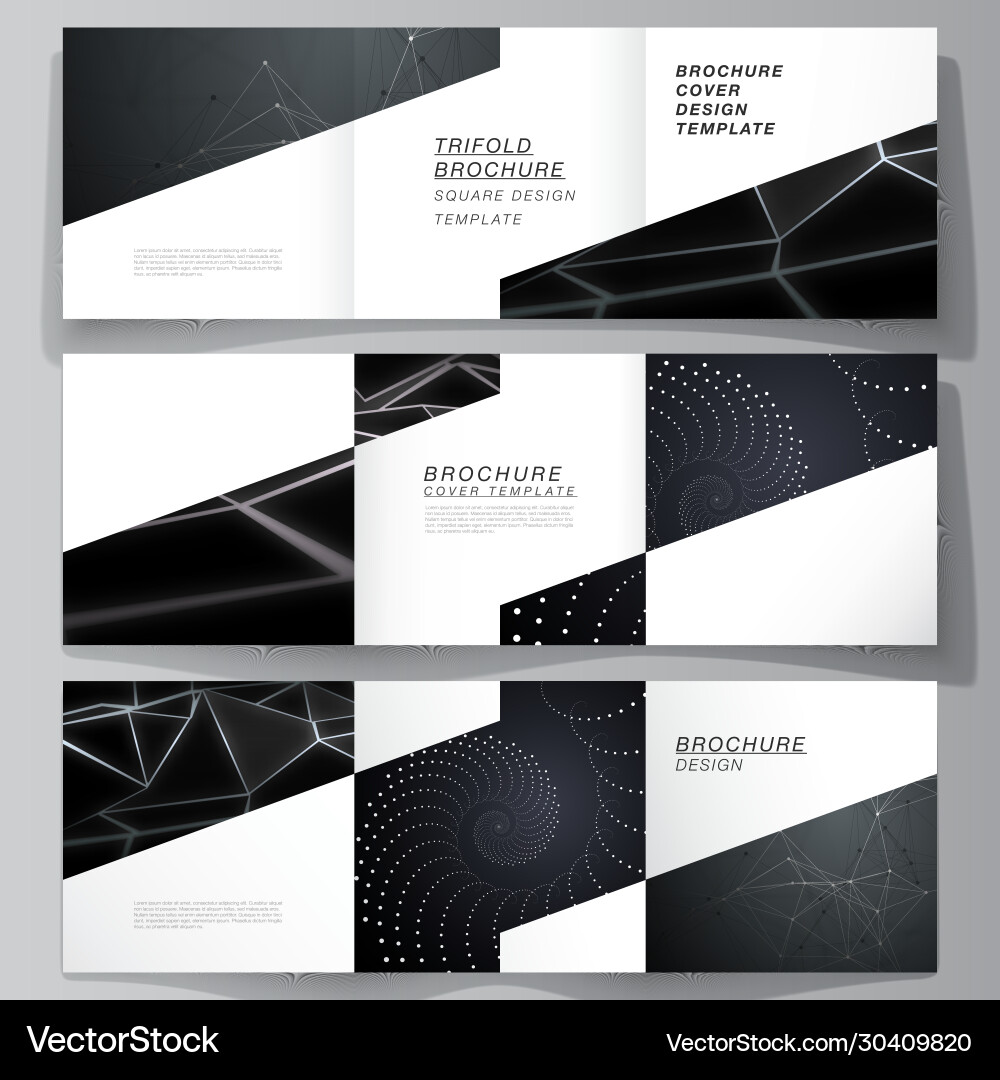 Layout square format covers design Layout square format covers design vector image