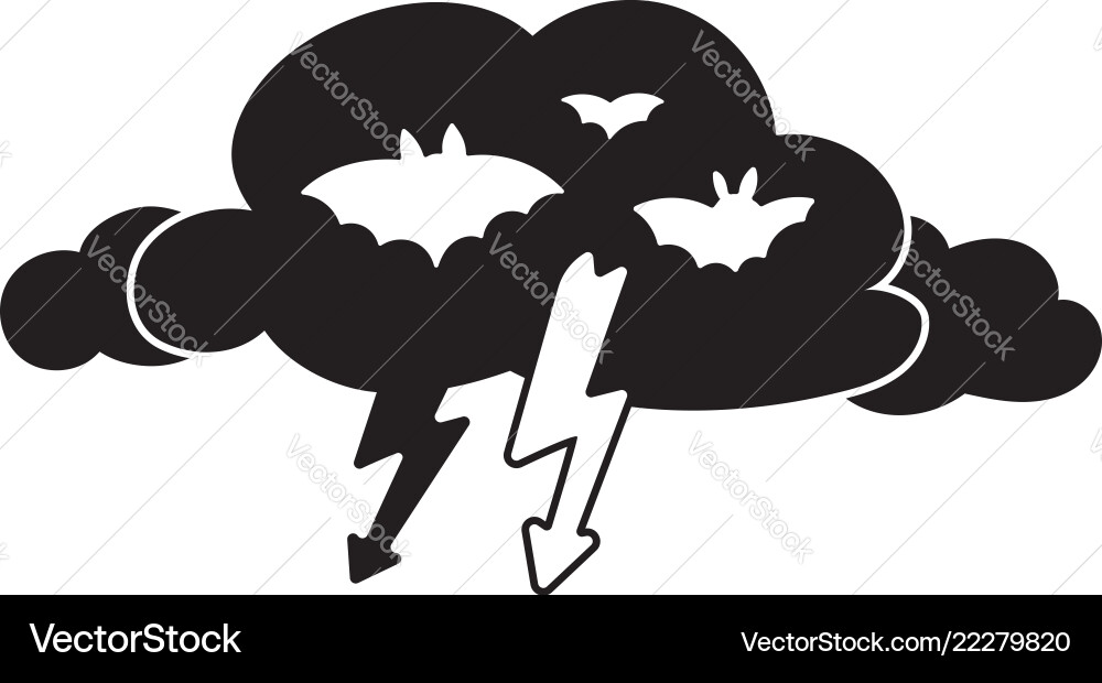 Light clouds icon simple style Vector Image