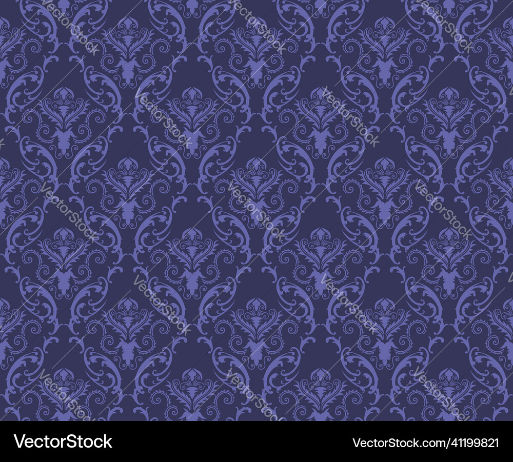 Damask seamless pattern Damask seamless pattern Vector Image