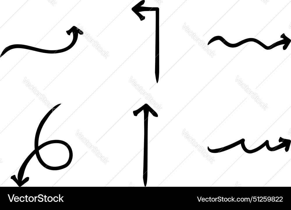 Abstract arrow direction shape curved line Abstract arrow direction shape curved line Vector Image