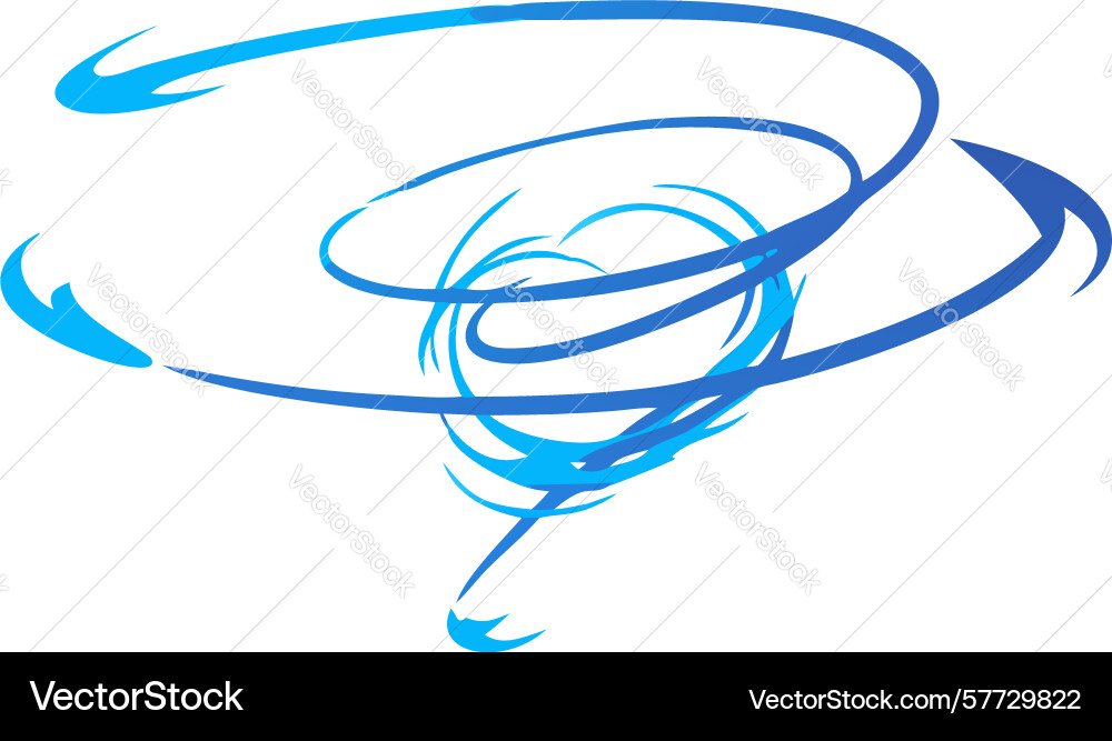 Dynamic swirl vortex abstract design Vector Image