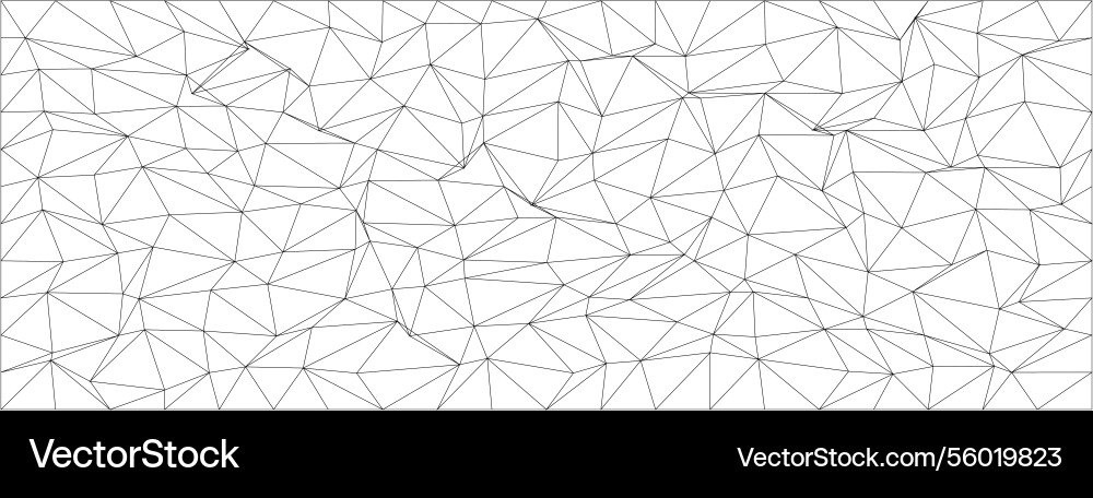 Abstract geometric pattern with chaotic line vector image
