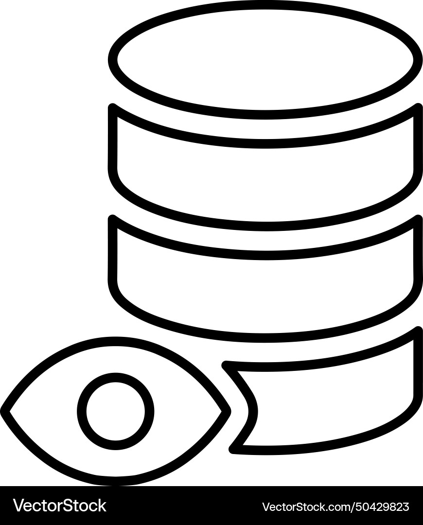 Data visualisation visualize icon Vector Image