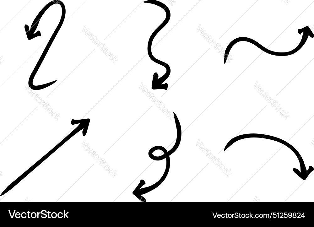 Abstract arrow direction shape curved line Abstract arrow direction shape curved line Vector Image