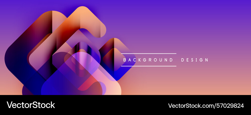 Abstract geometric shapes overlap creating Abstract geometric shapes overlap creating vector image
