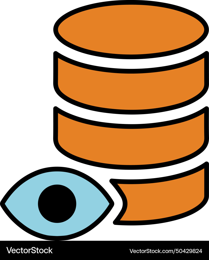 Data visualisation visualize icon Vector Image