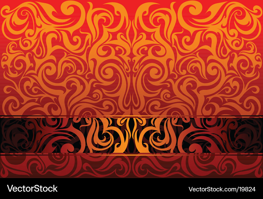Intricate Swirl Background Vector Image