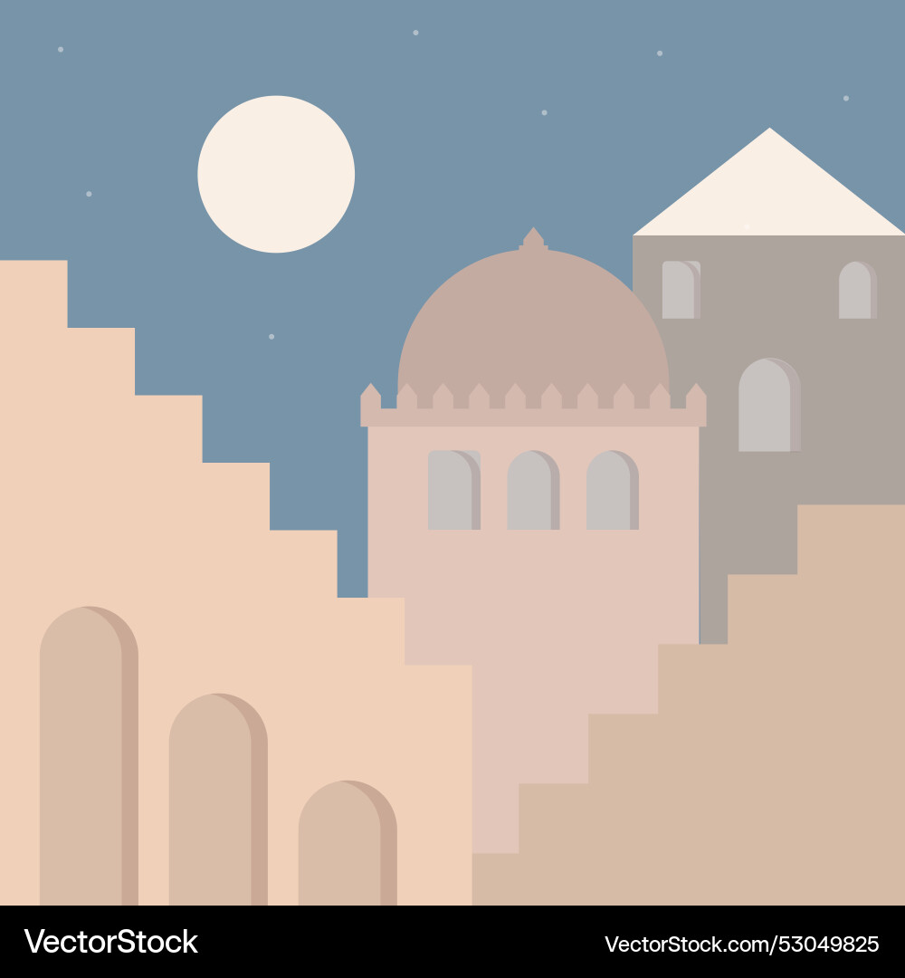 Abstract architecture minimalist design Vector Image