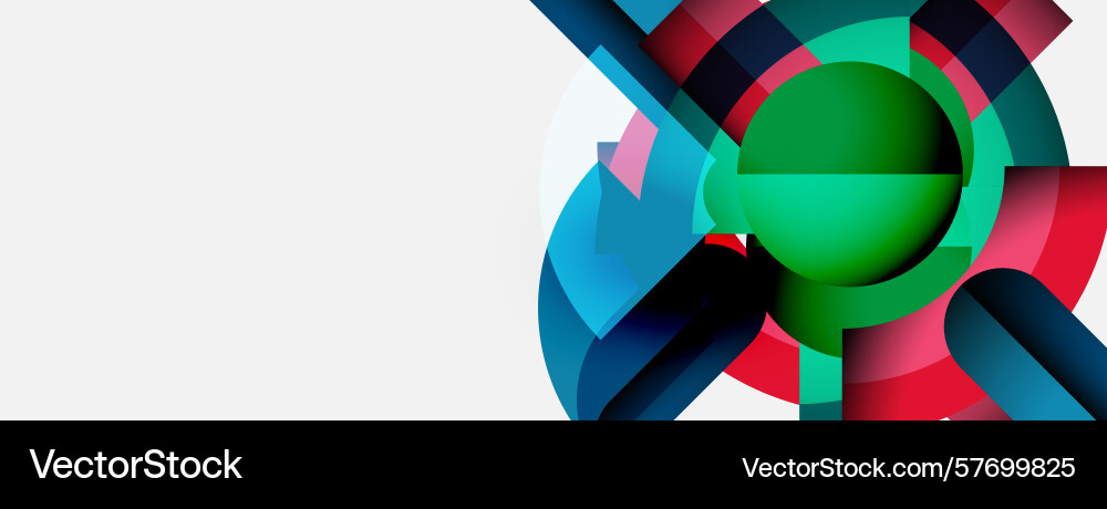 Abstract geometric shapes overlap creating Abstract geometric shapes overlap creating vector image
