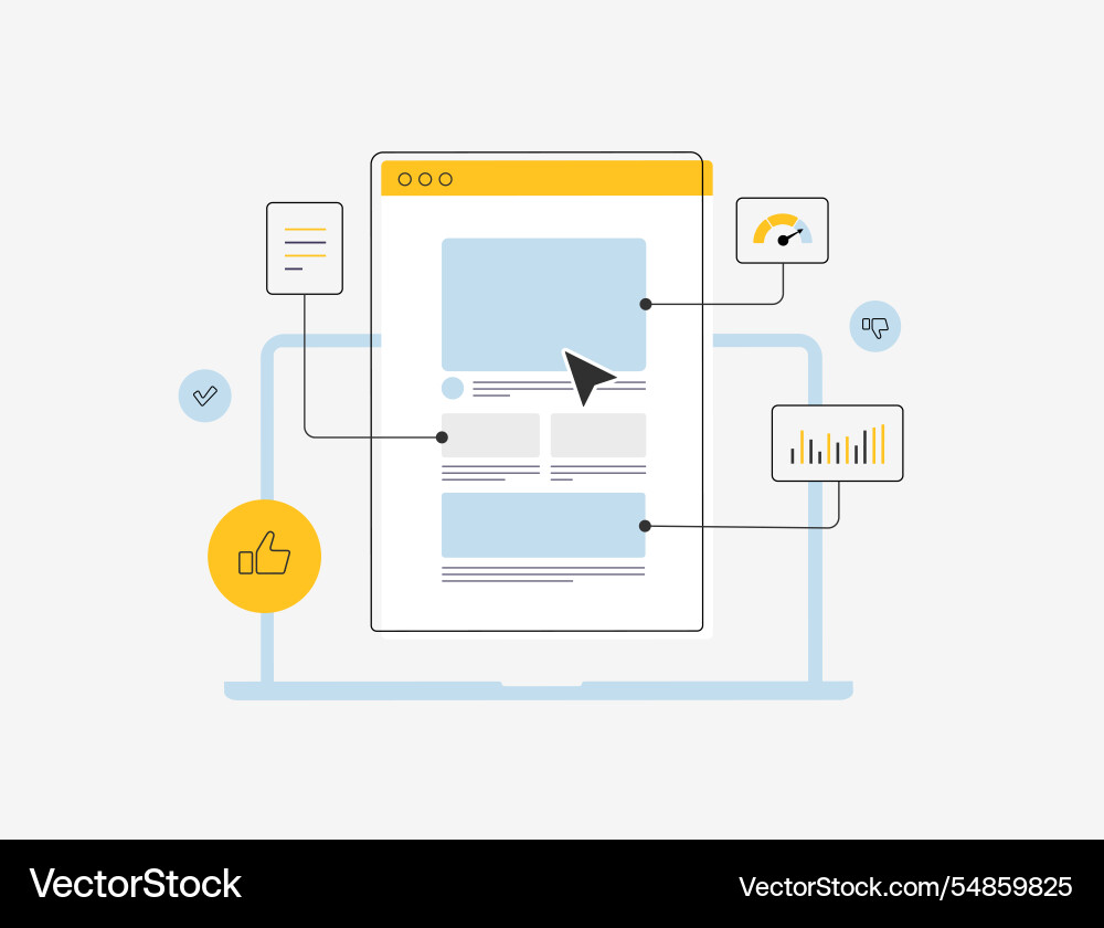 User journey mapping for enhanced ux visualize User journey mapping for enhanced ux visualize vector image