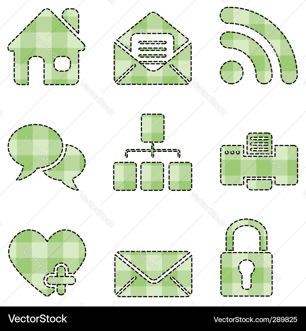 Web and internet icons Vector Image