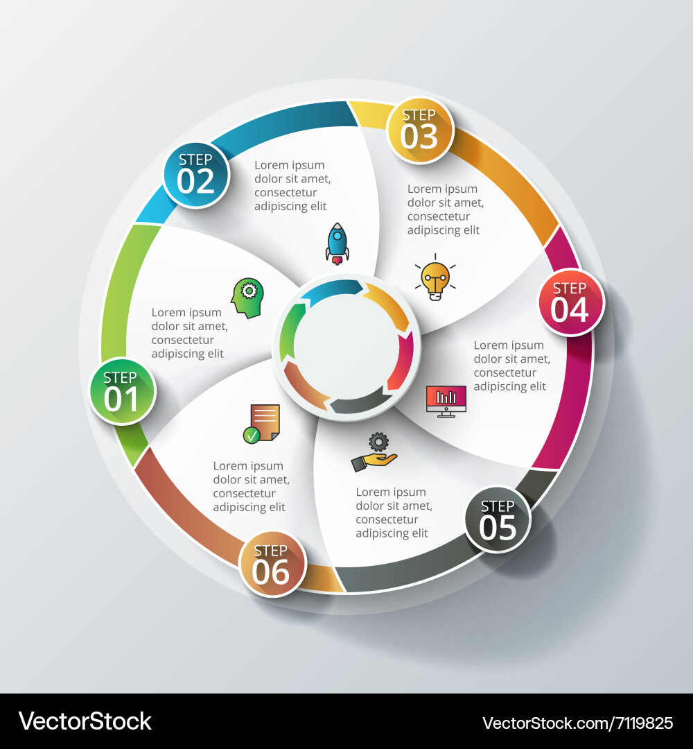 Workflow Diagram Template vector image