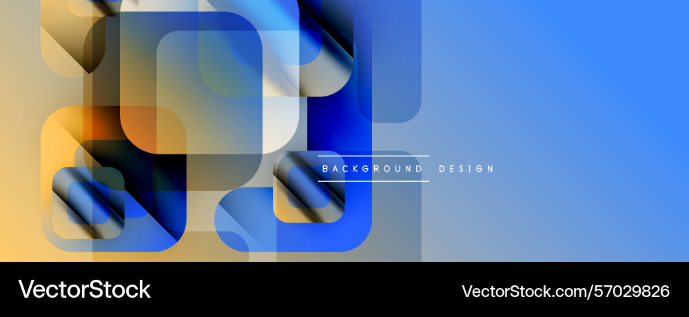 Abstract geometric shapes overlap creating Abstract geometric shapes overlap creating vector image