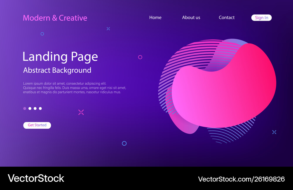 Abstract Tech Background vector image