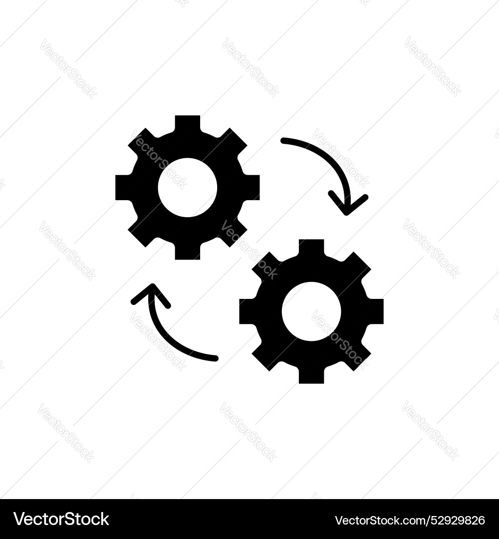Integration icon set tech integrate system logo Integration icon set tech integrate system logo vector image