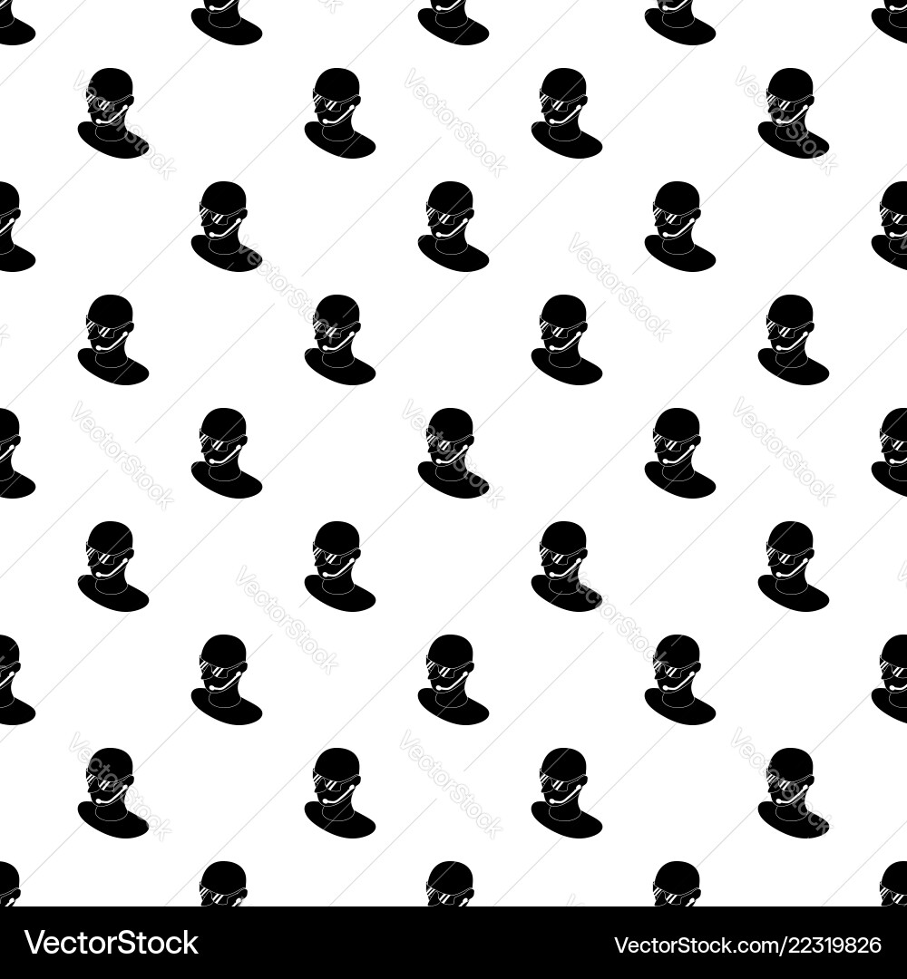 Security man pattern seamless Security man pattern seamless vector image