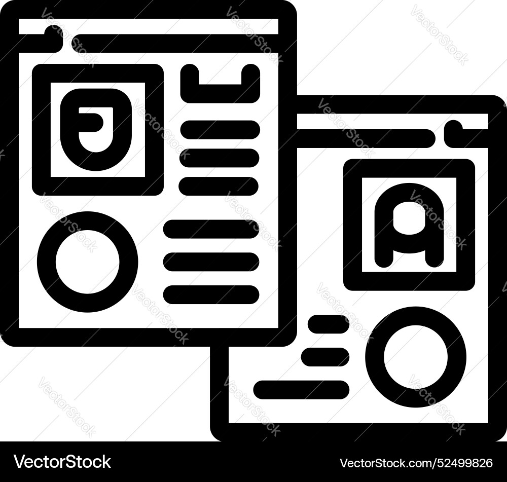 Web designer creating website layout for online Web designer creating website layout for online vector image