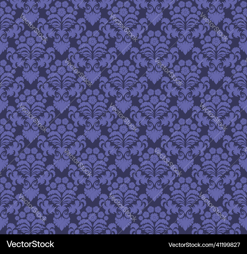 Damask seamless pattern Damask seamless pattern vector image