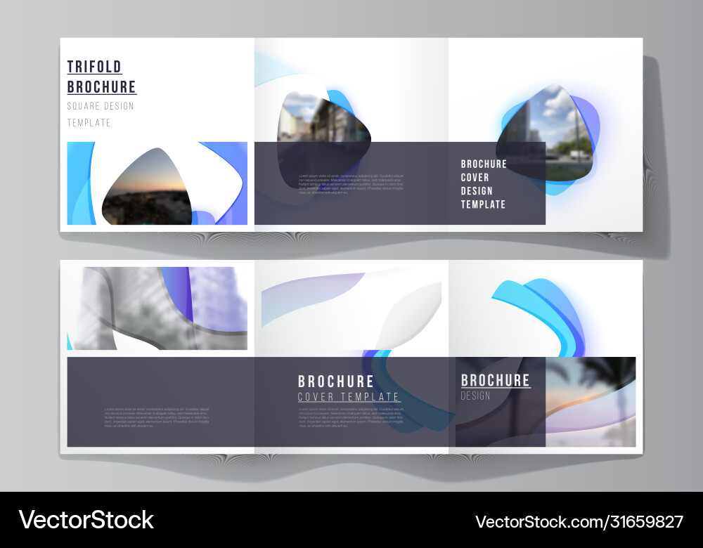 Minimal editable layout square Minimal editable layout square vector image