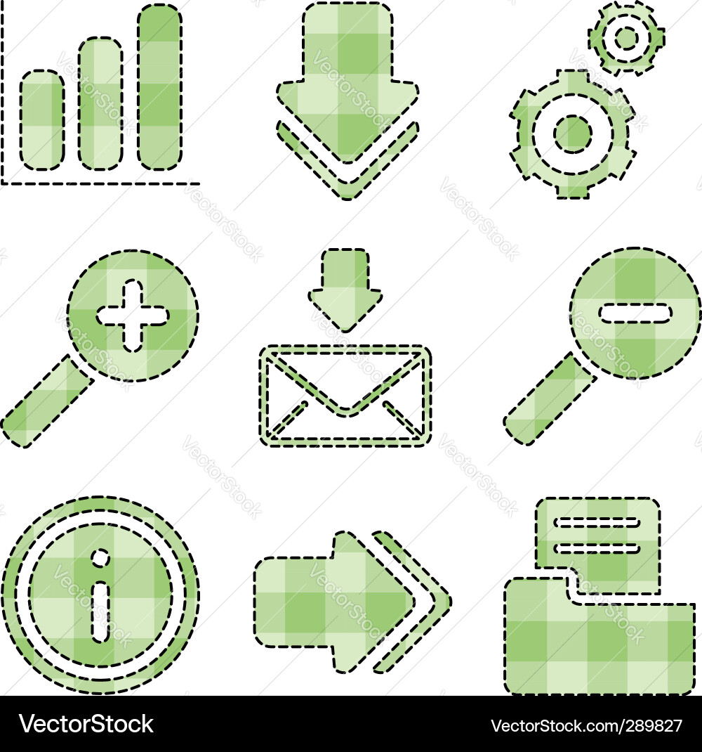 Web and internet icons Vector Image