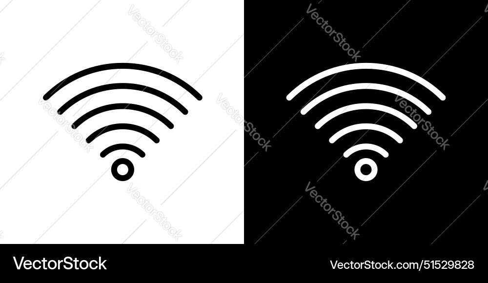 Wifi icon set wi fi connection symbol mobile Wifi icon set wi fi connection symbol mobile vector image