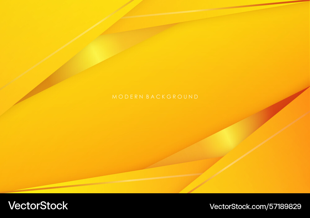 Dynamic gradients yellow color background vector image