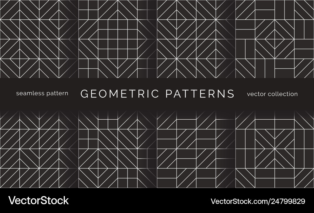 Geometric Abstract Patterns vector image