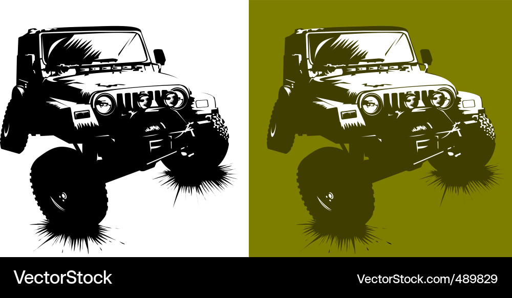 Offroad Monster Truck Vector Image