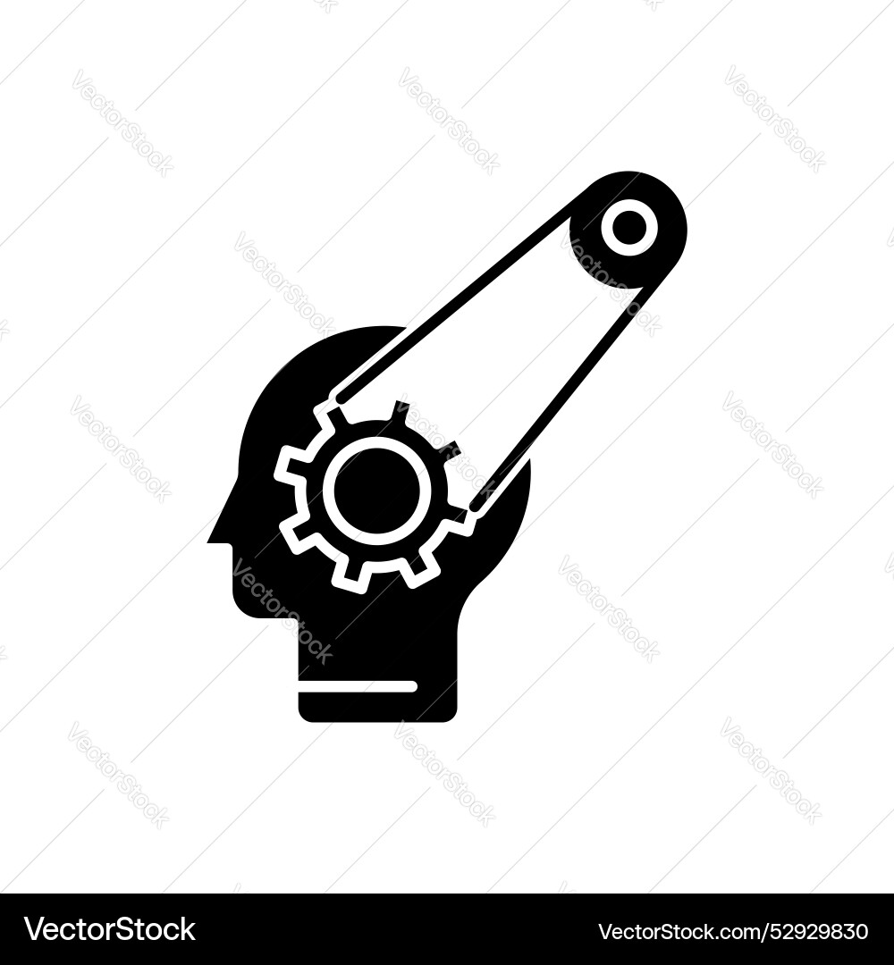 Interpretation icon set critical data analysis Vector Image