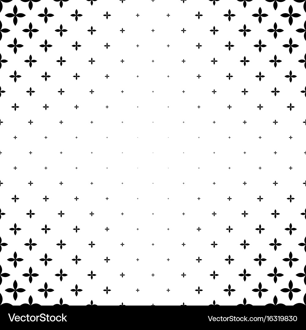 Monochromatic pattern - abstract background Vector Image