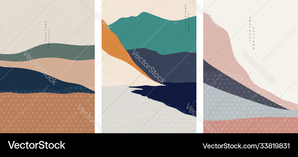 Abstract background with japanese wave pattern Abstract background with japanese wave pattern vector image