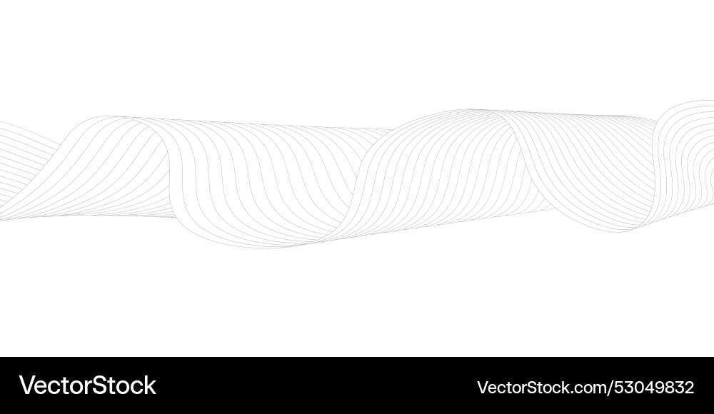 Abstract wave background the effect of dynamic Vector Image