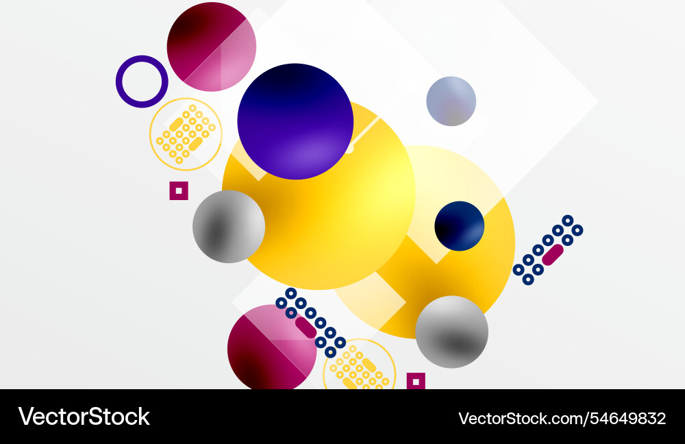 Circles and elements geometric abstract background Circles and elements geometric abstract background vector image