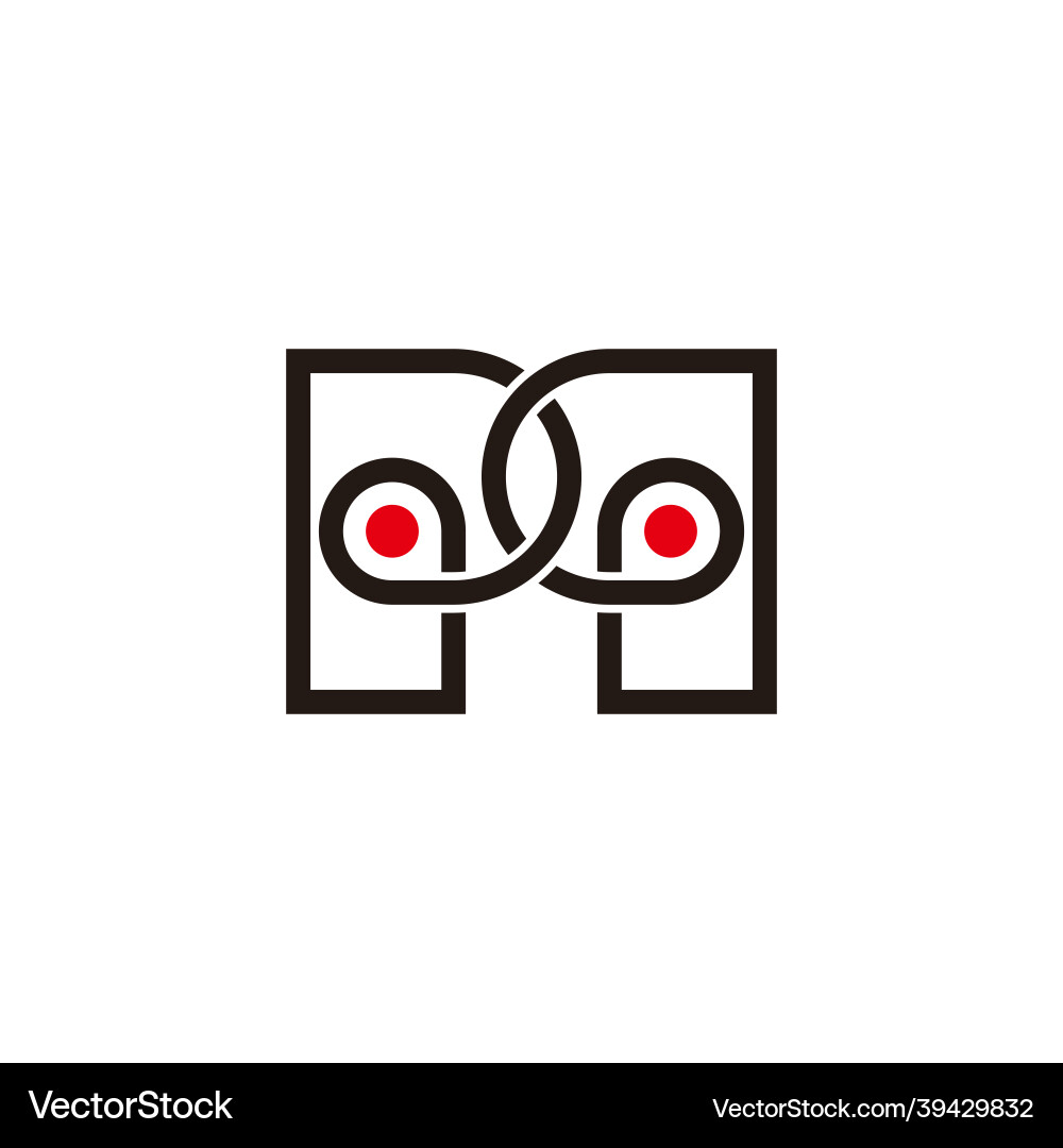 PP Infinity Linked Loop Logo vector image