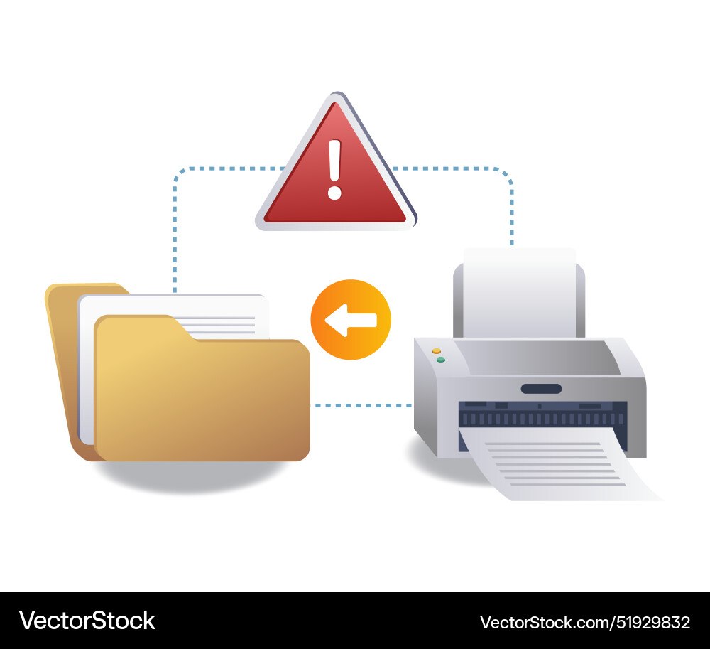 Troubleshooting printing issues with data Troubleshooting printing issues with data vector image
