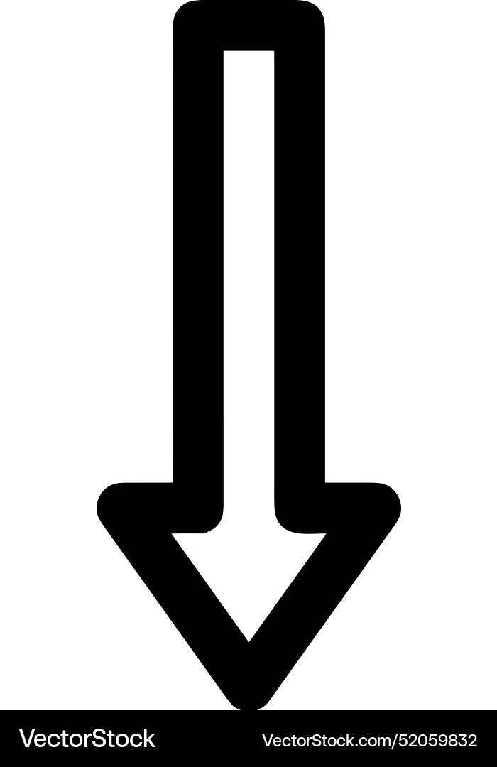 Upload outline icon symbol image Vector Image