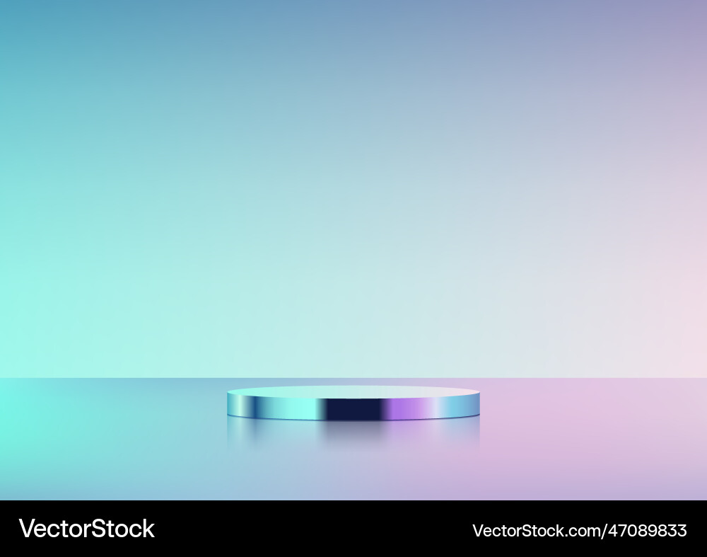 3d realistic modern minimal style empty neon 3d realistic modern minimal style empty neon vector image