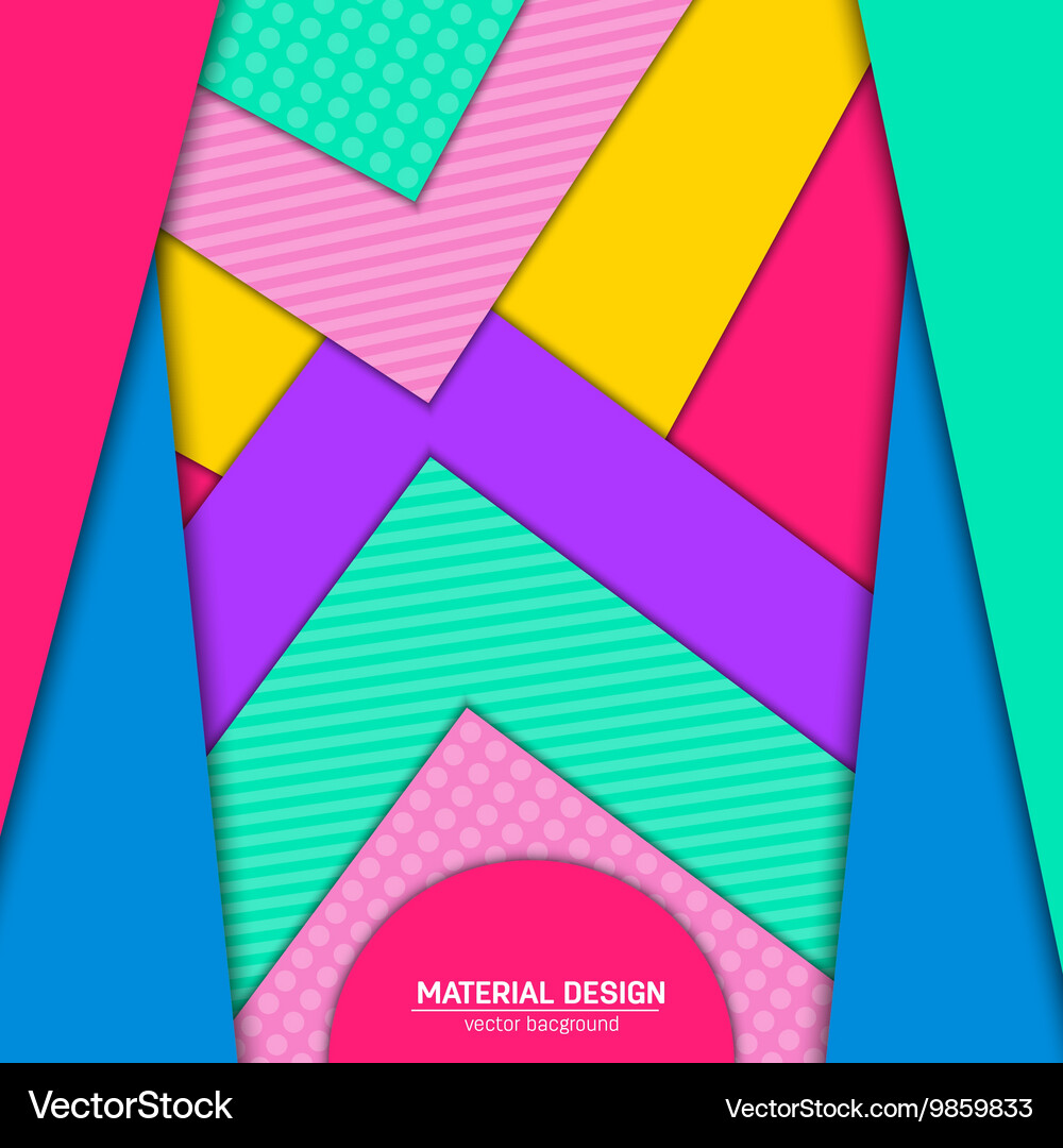 Material design background abstract Vector Image