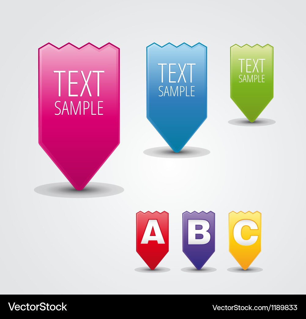 Pointers vector image